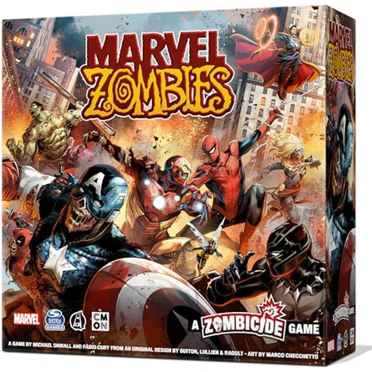 CMON Marvel Zombies A Zombicide Game (Core Box), Kooperatives Strategie-Brettspiel für Jugendliche und Erwachsene, Durchschnittliche Spielzeit 90 Minuten, Detaillierte Figuren – Bild 3
