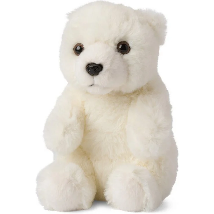 WWF Plüschtier Eisbär, 15 cm flauschiges Kuscheltier aus 100% recyclebarer Polyesterfüllung