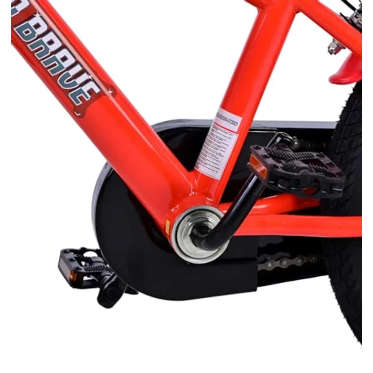 Volare Kinderfahrrad Paw Patrol - Jungen - 16 Zoll - Rot - Zwei Handbremsen, geschlossener Kettenkasten, Luftbereifung, Klingel, Stützräder – Bild 9