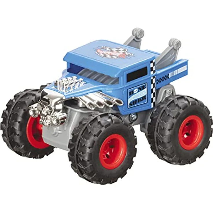 Mondo Motors – Hot Wheels Monster Trucks Bone Shaker – Ferngesteuertes Kinderauto – Blau – 63649 - Preisvergleich