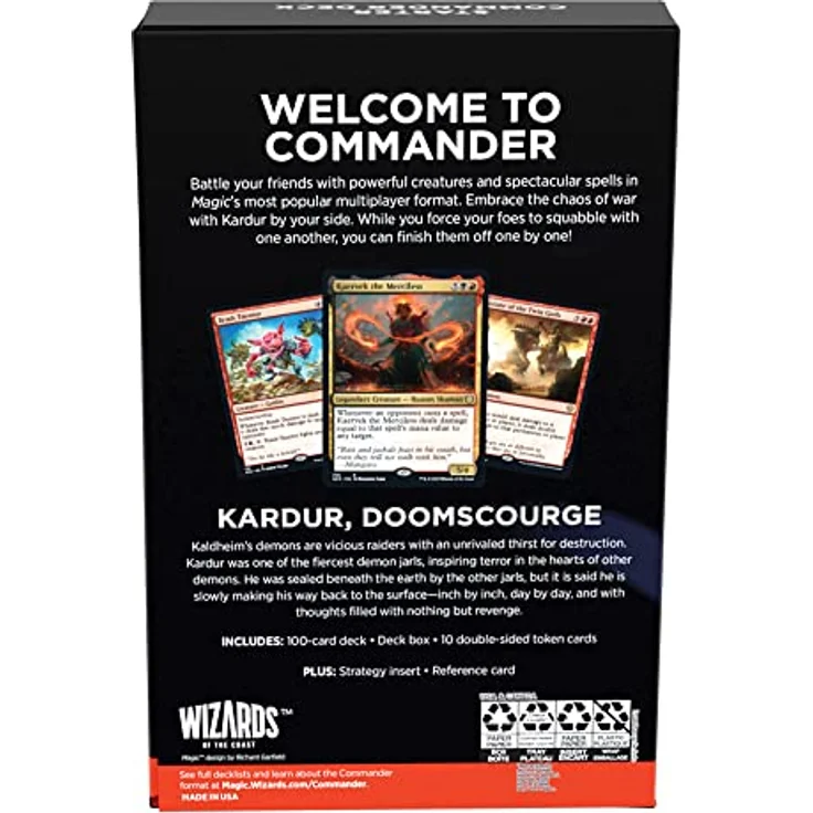 Magic: The Gathering Starter Commander Deck - Chaos Incarnate (Black-Red - Englische Version) – Bild 6
