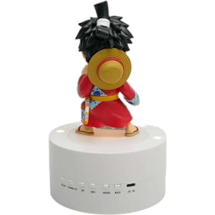 Teknofun One Piece Wecker Ruffy, 18 cm mit Leuchtfunktion, digitales Display und programmierbarem Alarm – Bild 4