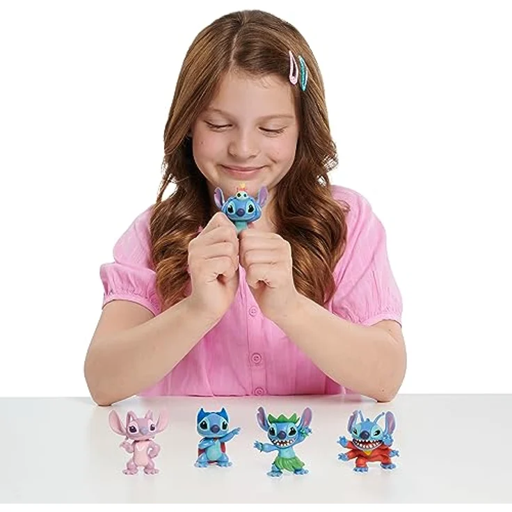 Disney STITCH Disneys Lilo Sammelfigurenset, 5-teilig, 7,6 cm groß, detailgetreu, ab 3 Jahren – Bild 2