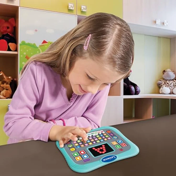 Lexibook Interaktives Tablett für Kinder, Lernspiel mit LED-Beleuchtung und mehrsprachiger Unterstützung, bunt – Bild 5
