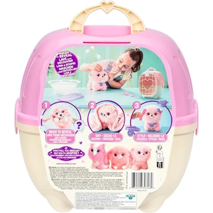 Moose Toys Scruff a Luvs Plüschfigur - Flauschiges Tierchen zum Retten, pink – Bild 13
