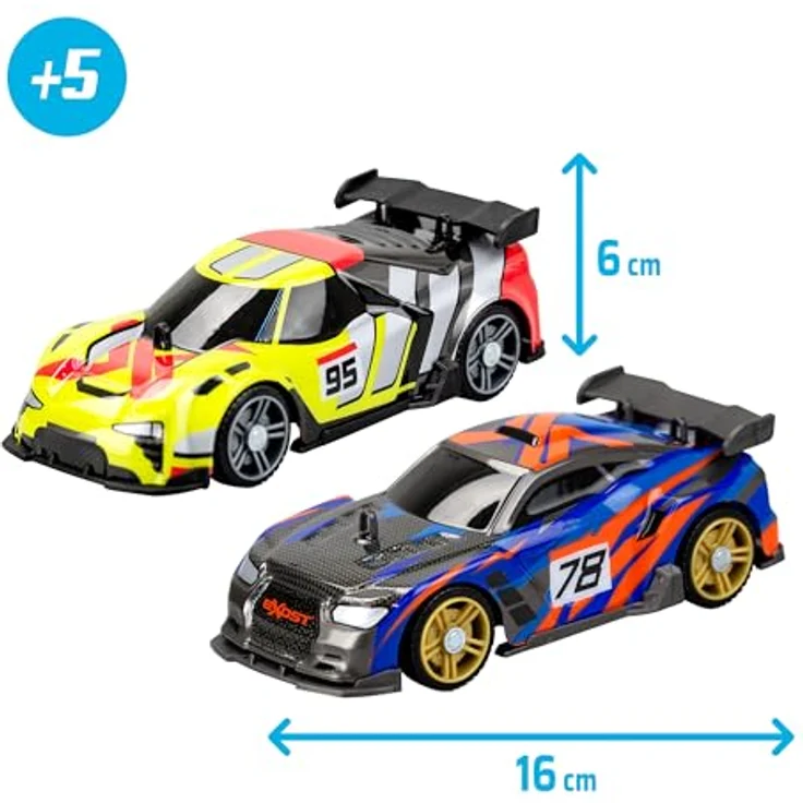 Bizak EXOST Build 2 Drive, Doppelpack, ferngesteuertes Auto, Radical Racer, 2-in-1, Rennfahrzeug zum Bauen und Spielen, inklusive Zubehör und Akku, Jungen und Mädchen ab 5 Jahren – Bild 2