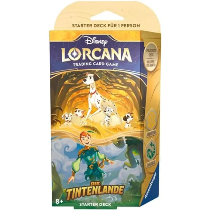 Ravensburger Spielverlag Disney Lorcana: Die Tintenlande - Starter Deck Bernstein und Smaragd (Deutsch) - Lorcana Starter A Set 3 – Bild 2