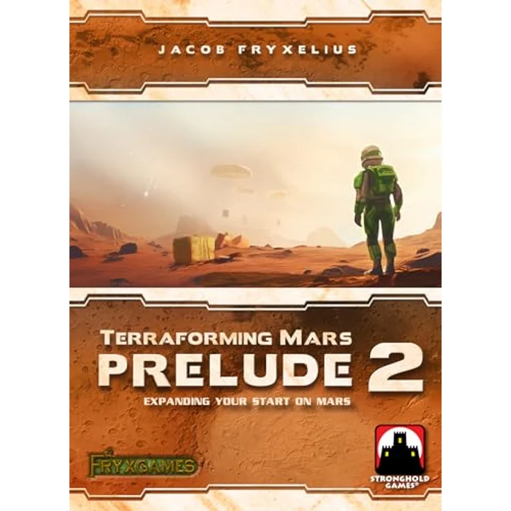 Stronghold Games Terraforming Mars: Prelude 2, Brettspiel-Erweiterung für 1–5 Spieler, ab 14 Jahren, 90–120 Minuten Spieldauer, Braun und Beige – Bild 2