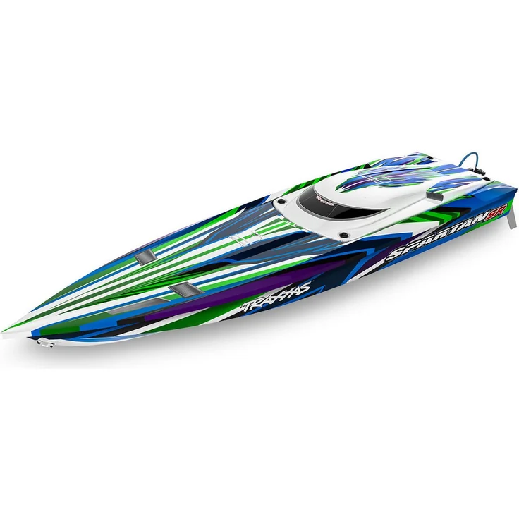 Traxxas RC-Boot Brushless Speed Boot SPARTAN SR RTR GrГјn, Selbstaufrichtung, Geschwindigkeit über 50 MPH – Bild 1