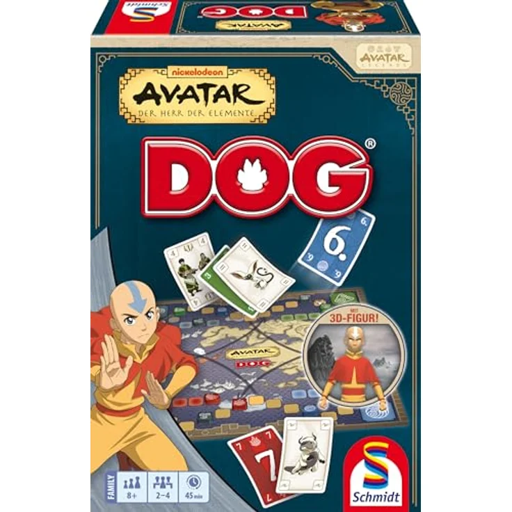 Schmidt Spiele 49462 Dog im Avatar Design, Familienspiel mit 3D Avatar-Figur für 2-4 Spieler, Spieldauer ca. 40 Minuten, ab 8 Jahren – Bild 1