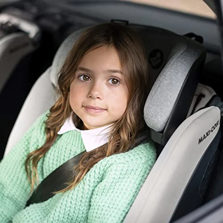 Maxi-Cosi Titan Plus i-Size, mitwachsender ISOFIX-Kindersitz, G-CELL-Seitenaufprallschutz, 4 Liegepositionen, weiche Schaumstoffpolster in Kopfstütze, 76-150 cm, 15 Monat-12 Jahre, Authentic Graphite – Bild 11