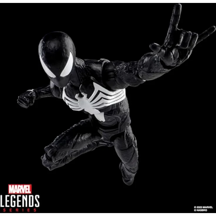 Marvel Legends Series Gamerverse Peter Parker, Schwarzer Anzug Spider-Man Action-Figur, 15 cm mit 5 Accessoires und über 20 Bewegungspunkten – Bild 3