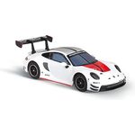 Carrera Hybrid White Lightning, Porsche 911 GT3 R Rexy, Maßstab 1:50, Front- und Rücklichter, Bis zu 30 Minuten Rennaction, USB-C-Aufladung in 20 Minuten