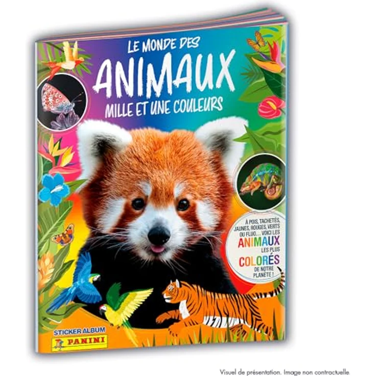 Panini Starterpaket – Tiere 2025, Album + 3 Hüllen + 15 Aufkleber für Sammelkarten – Bild 2