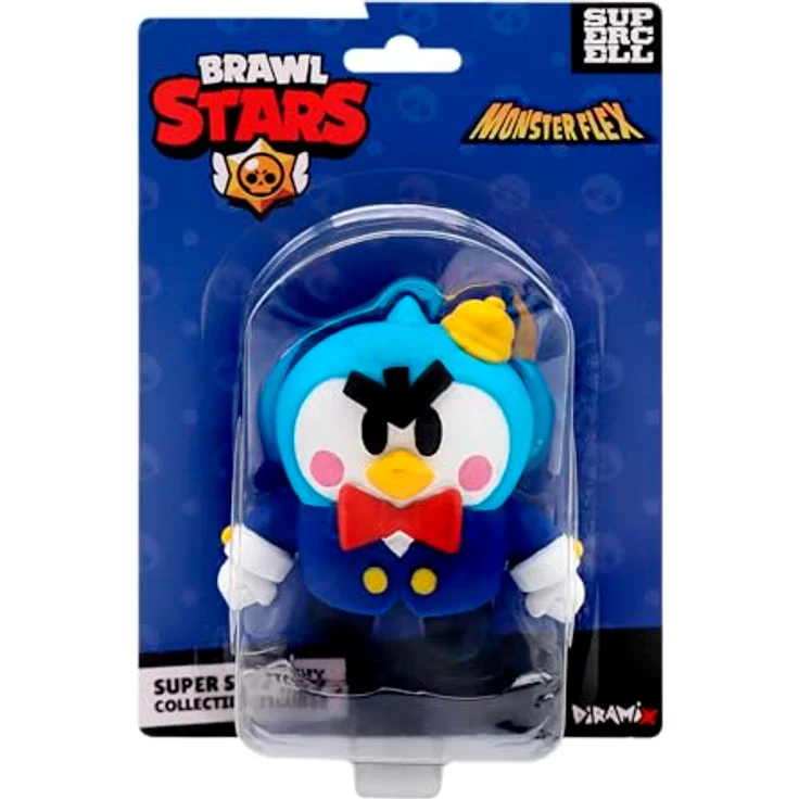 Bizak Monsterflex Brawl Stars Mr.P Sammelfigur, elastisch und ausziehbar, 13 cm, zum Sammeln für Fans ab 8 Jahren – Bild 2