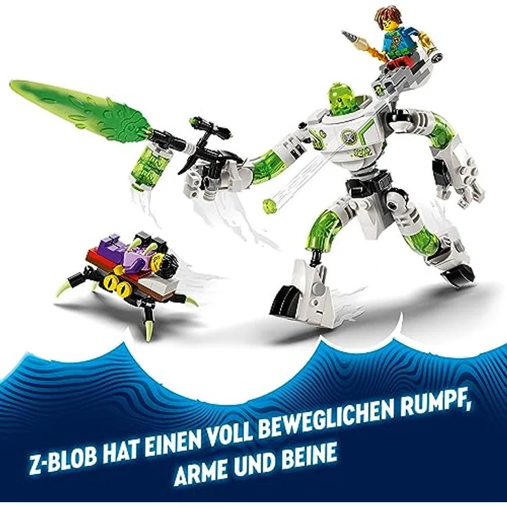 LEGO 71454 DREAMZzz Mateo und Roboter Z-Blob, kreatives Abenteuer-Spielzeug Set mit großer Roboterfigur, 2 Minifiguren, basiert auf der TV-Show, Spielzeug für Kinder ab 7 Jahren – Bild 5