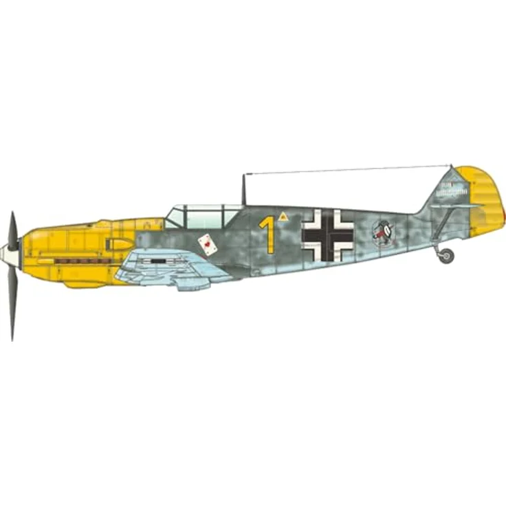 Eduard Bf 109E-3 Profipack, detailliertes Modellflugzeug-Kit für Jungen, Kunststoffbausatz – Bild 2