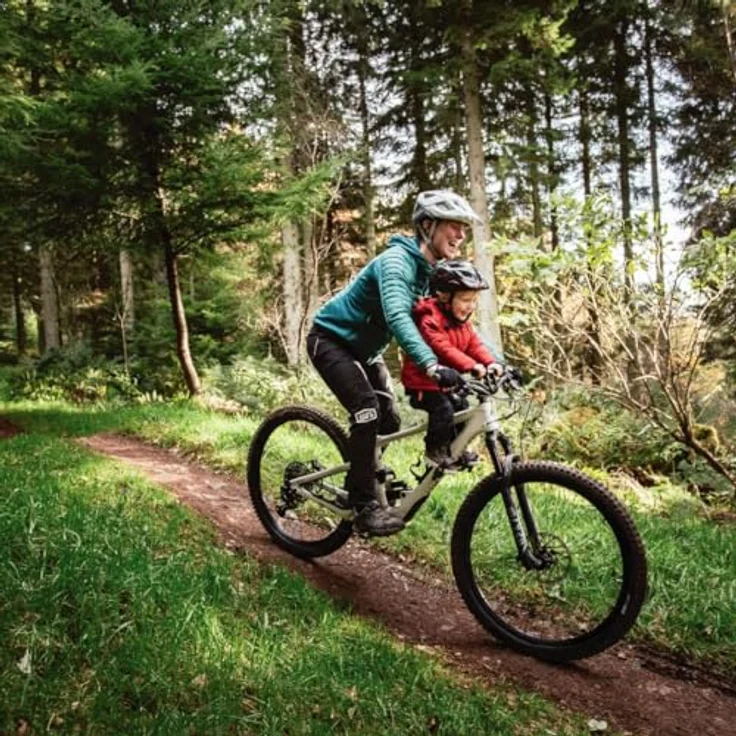 Shotgun MTB Front Kindersitz/Lenker Set - Schwarz. – Bild 5