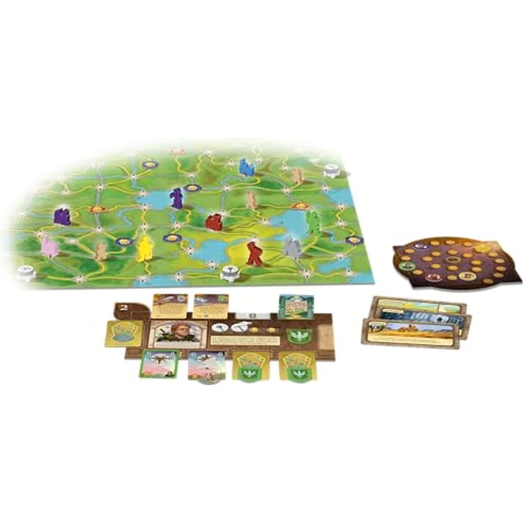 Lookout LOG0182_DE Spiel, Abenteuer durch das Land für 1-4 Spieler, Deutschsprachig – Bild 5