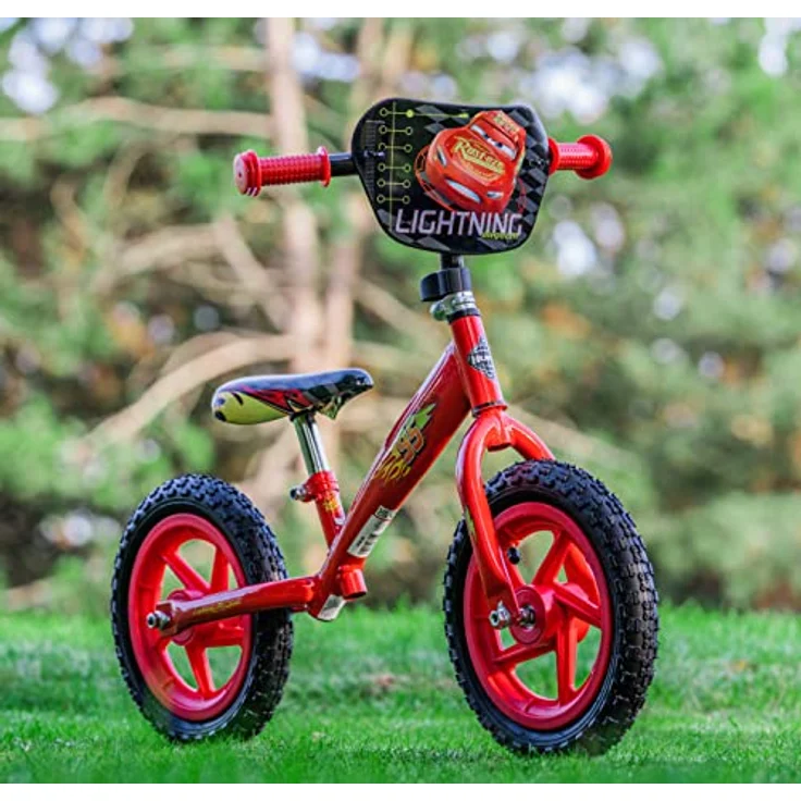 Huffy Jungen und Mädchen Disney Cars Laufrad, rot, S – Bild 3
