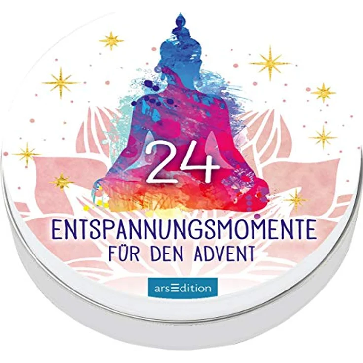 Ars Edition Adventskalender in der Dose, 24 Entspannungsmomente für die Vorweihnachtszeit – Bild 1