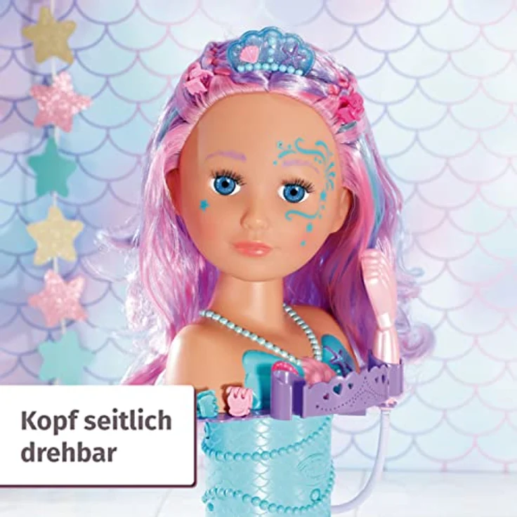 Zapf Creation - BABY born Sister Styling Head Meerjungfrau – Bild 8