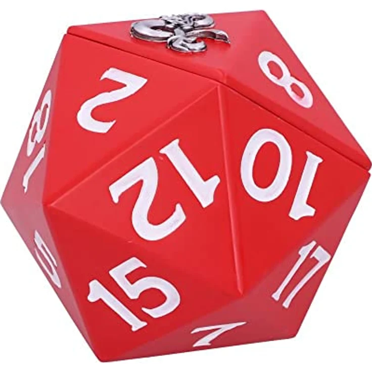 Nemesis Now Dungeons & Dragons D20-Würfel Aufbewahrungsbox, rotes Harz, 13,5 cm, offiziell lizensiert – Bild 5