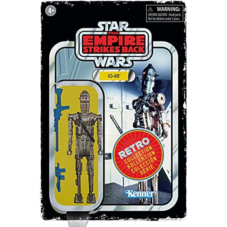 Star Wars Retro-Kollektion spezielles Kopfgeldjäger Doppelpack Dengar & IG-88, 9,5 cm große Figuren zu Star Wars: Das Imperium schlägt zurück – Bild 8