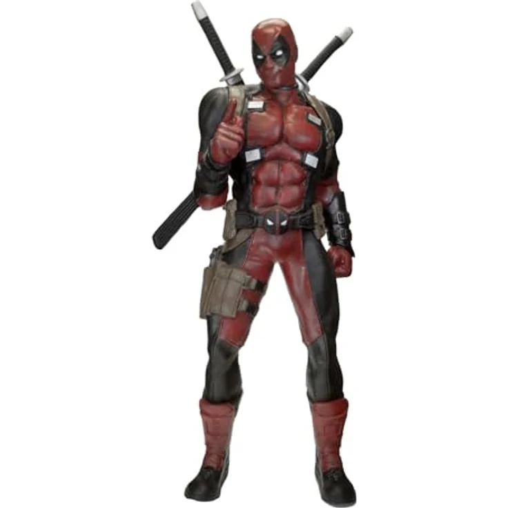 NECA Marvel Classics Life-Size Statue Deadpool, 185 cm, aus Schaumgummi/Latex, Mehrfarbig – Bild 1
