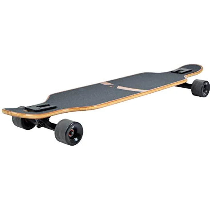 Apollo Longboard, Komplettboard mit Deck aus Bambus & Fiberglas, High-End Board mit ABEC 9 Kugellager, Flex 2 Longboards für Jugendliche und Erwachsene, Profi-Cruiser – Bild 3