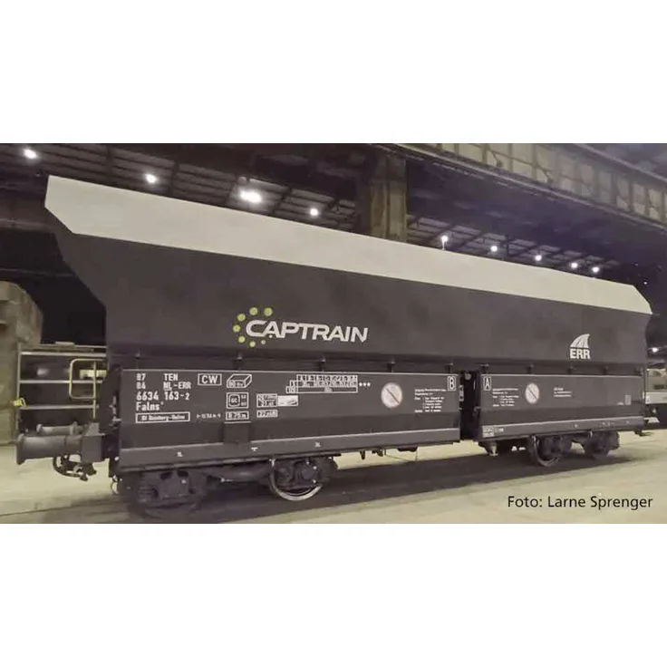 Piko TT 47749 TT Schüttgutwagen der Captrain, makellose Lackierung und Bedruckung, Epoche VI, blau
