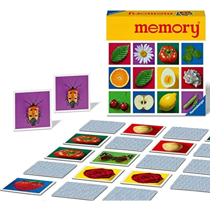 Ravensburger - 20889 - Ravensburger Classic memory®, Neuauflage des Spieleklassikers aus dem Jahr 1969, Merkspiel für 2-8 Spieler ab 6 Jahren - Preisvergleich – Bild 2