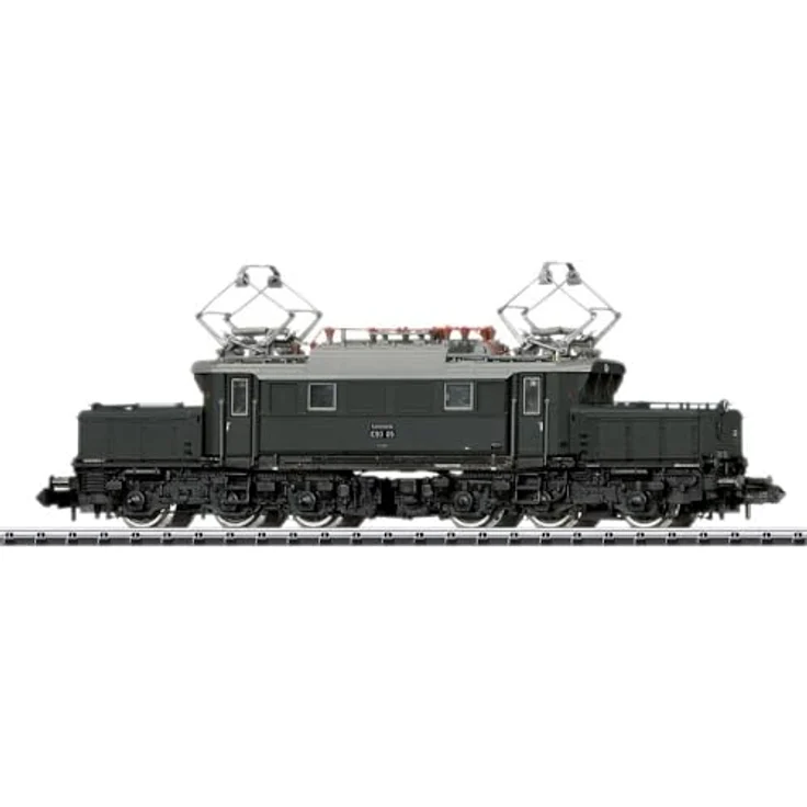 MiniTrix 16932 N E-Lok E93 07 der DRG, Güterzuglokomotive mit Achsfolge Co'Co', deutsches Krokodil, historisches Modell aus 1937 – Bild 2