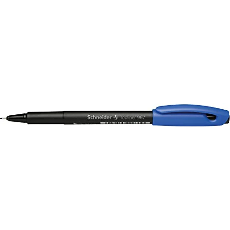 Schneider Topliner 967 Fineliner, blau, 0,4 mm, 10 Stück, wasserbasierte Tinte, metallverstärkte Spitze, Made in Germany – Bild 10
