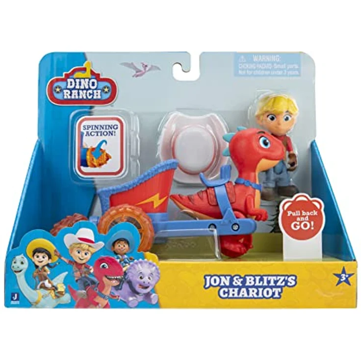 Dino Ranch - Jon und Blitz Streitwagen – Bild 3