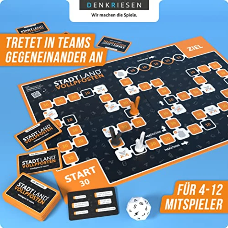 STADT LAND VOLLPFOSTEN® Brettspiel - "Intelligenz ist relativ. " – Bild 3