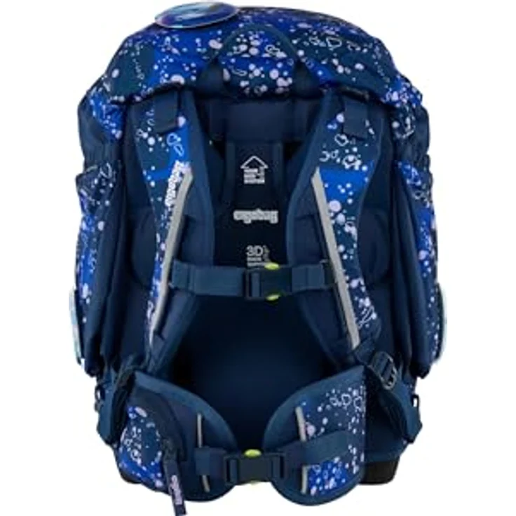ergobag Pack Set, ergonomischer Schulranzen 6-teilig für 1. Klasse, flexibel, individualisierbar, standfest mit Reflektoren, inkl. Sportrucksack und gefülltem Federmäppchen – Bild 4