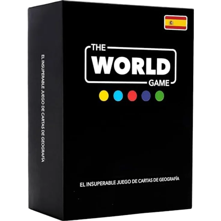 The World Game The World Game - Geographie-Kartenspiel für 2-6 Spieler, inklusive 194 Länder und Weltkarte, Lernspiel ab 7 Jahren, Spanisch – Bild 1