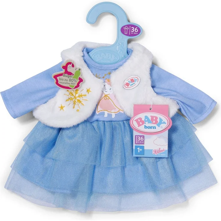 Zapf Creation BABY born Winterkleid 36 cm, Puppenkleidung für die kalte Jahreszeit