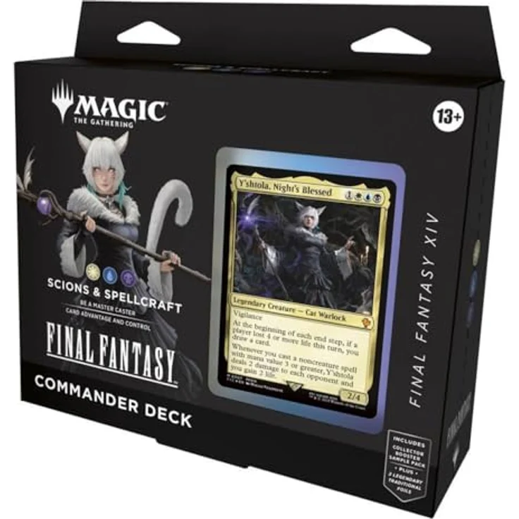 Wizards of the Coast MTG Magic the Gathering Final Fantasy Commander Deck DE, 4 Decks mit 100 Karten, inkl. legendärer Karten, Sammler-Booster und Token-Karten – Bild 3