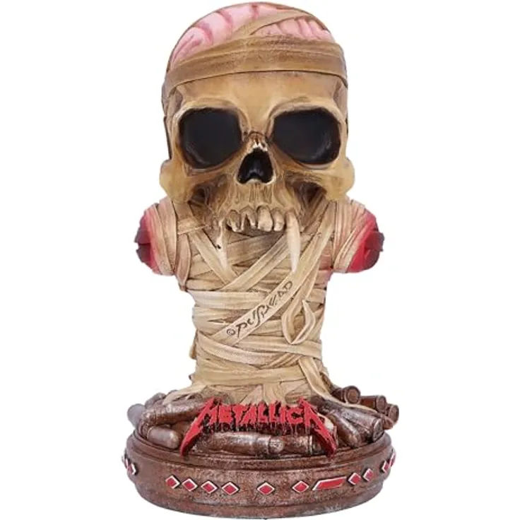 Nemesis Now Metallica Statue One Box, handbemalte Sammelfigur aus hochwertigem Resin, 20 cm