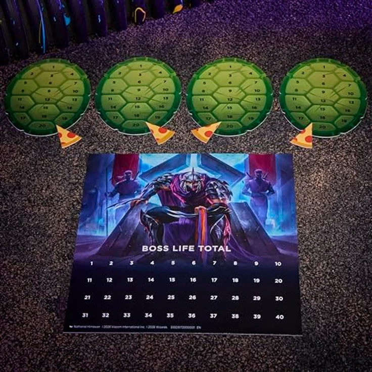 Wizards of the Coast Magic: The Gathering Teenage Mutant Ninja Turtles Turtle Team Up, Sammelkartenspiel mit 4 vorgefertigten 60-Karten-Decks und Play-Boostern, Englisch – Bild 7