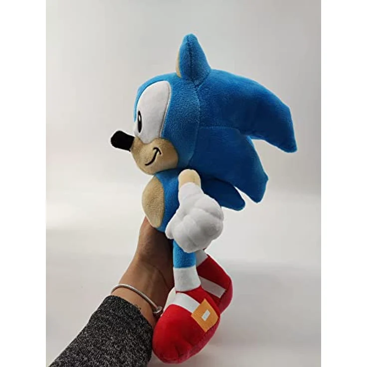 Soma Sonic The Hedgehog Plüschtier 30 cm, blau, hochwertig verarbeitet, 100% recyceltes Material, für Kinder ab 1 Jahren – Bild 4