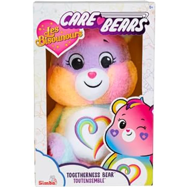 Simba Glücksbärchi und Zusammengehörigkeitsbärchi, 35cm Care Bears Plüschfigur, Teddybär - robuste Konstruktion, flexible Gestaltung – Bild 4