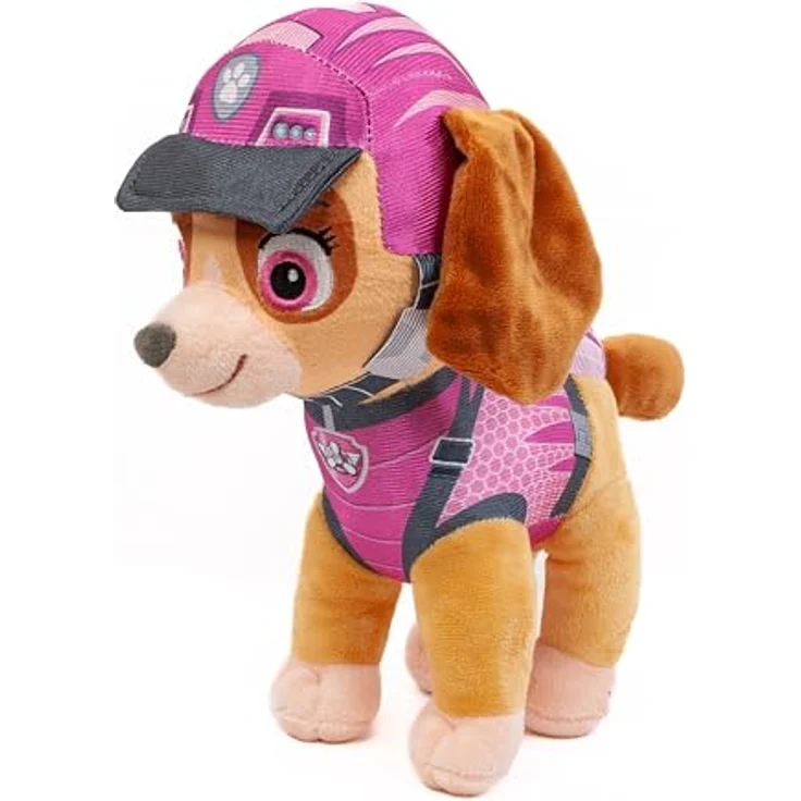Teddys Rothenburg Kuscheltier Skye 27 cm Dino Rescue rosa Pilotenhund Cockapoohündin Plüschhund Hund - Preisvergleich – Bild 1