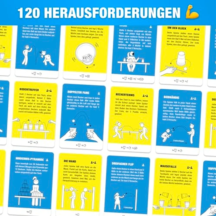 The World Game Super Skills, Gesellschaftsspiel auf Deutsch mit 120 Aufgabenkarten, für Kinder, Jugendliche & Erwachsene – Bild 4
