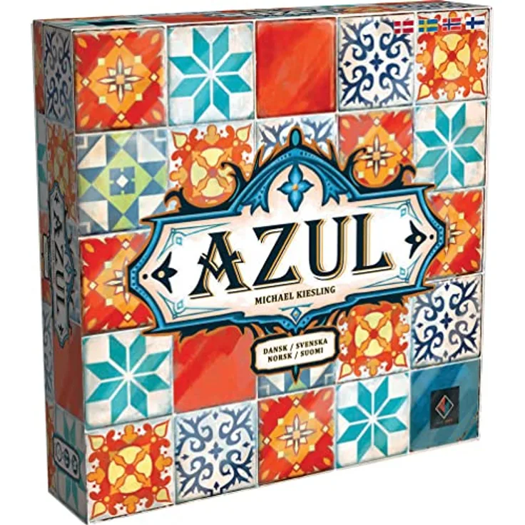 ENIGMA Azul - Brettspiel (Nordic), strategisches Legespiel für 2-4 Spieler