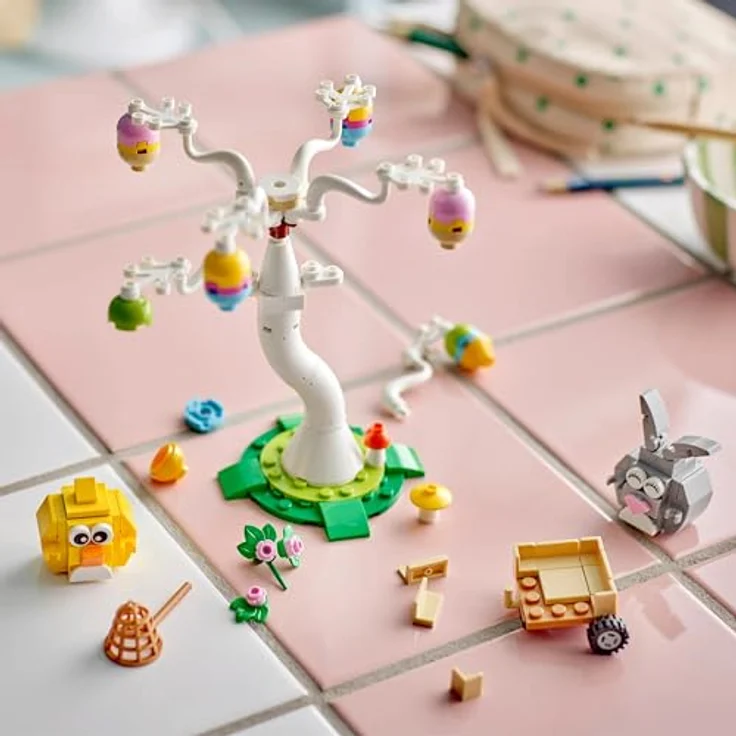LEGO 70808 Osterhase und Ostereisuche Bausatz, mit 140 Teilen, Mehrfarbig, kreatives Konstruktionsspielzeug für Kinder ab 8 Jahren – Bild 3