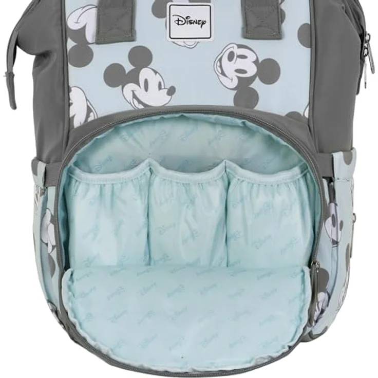 Karactermania Wickeltasche Disney Micky Maus Wickelrucksack, flüssigkeitsabweisend, mit thermischer Flaschenhalterung, ausreichend Platz für Babyutensilien – Bild 5