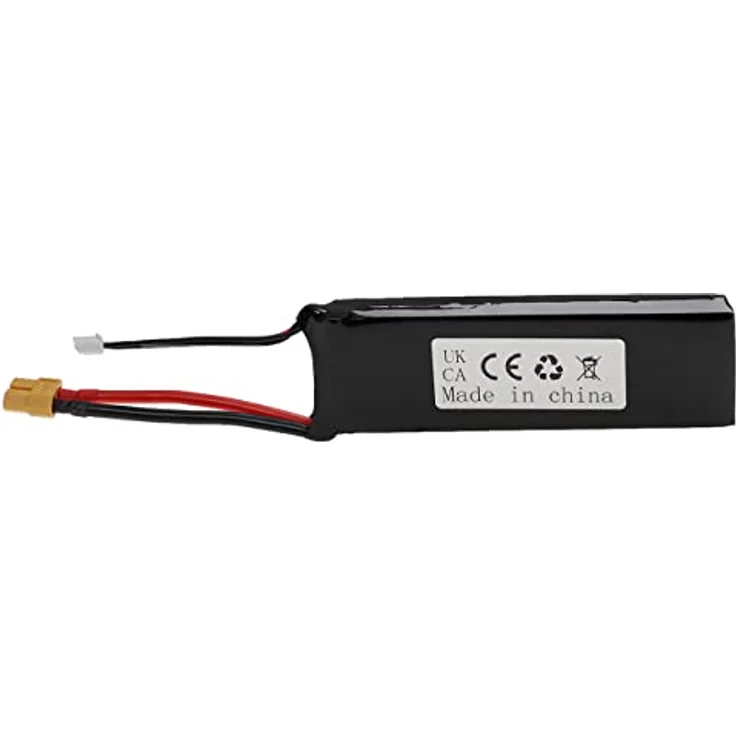 vhbw Li-Polymer Akku 3500mAh mit XT60 Stecker für Modellbau - 7,4V, 134 x 44 x 16mm, kompatibel mit Racing Car, Helikopter, Flugzeug – Bild 2